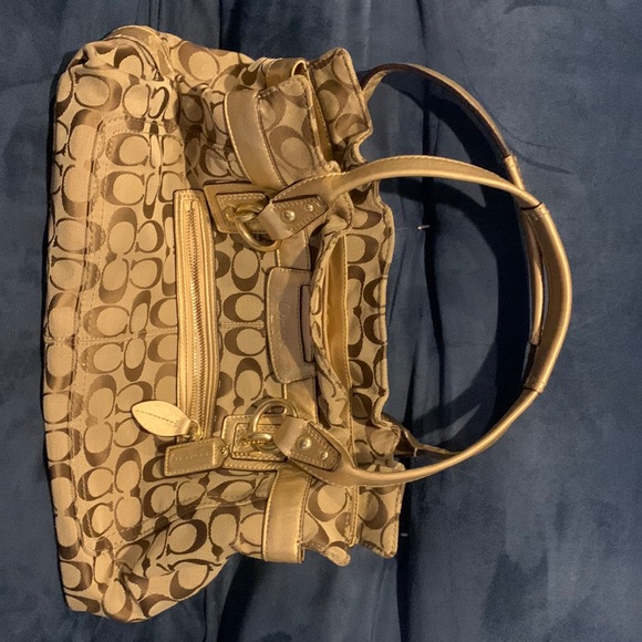 Coach Handbags - Gold Coach Bag